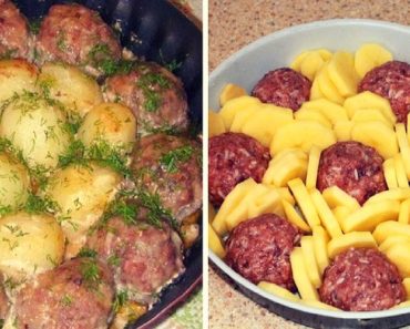 La receta del día: Albondigas + Papas al Horno. ¡Una delicia que no deberías dejar de probar!