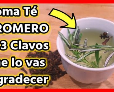 ¡Tomé Té de Romero con 3 Clavos y en 5 minutos quedé asombrado de lo que sucedió! 🌿¡Una Locura!