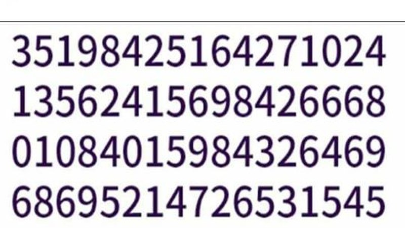 numeros